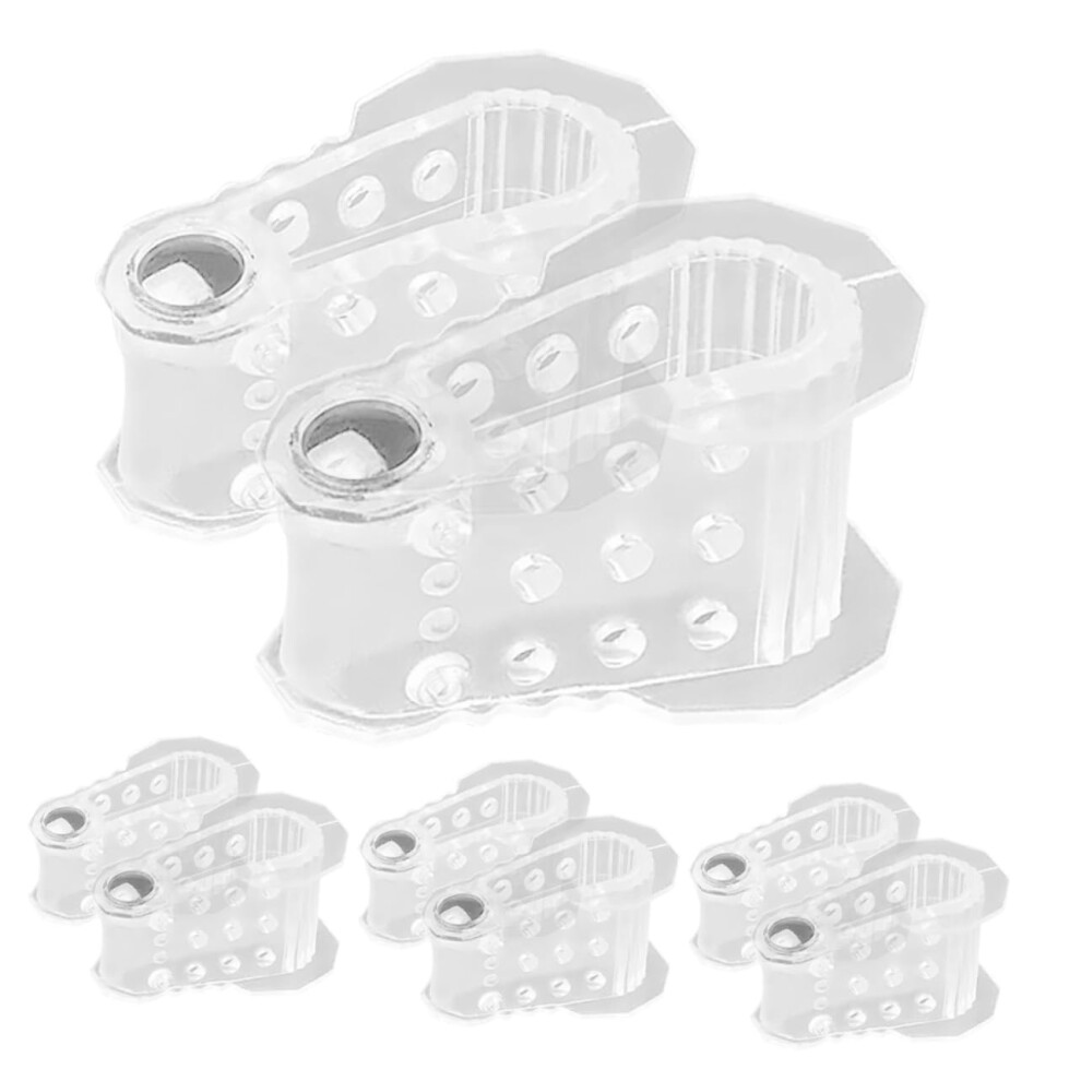 Toe Separators and Bunion Corrector, Magnetic Spacers for Toe Alignment and Hammertoes, 4 Pairs