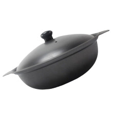 Cast Iron Casserole Dish with Lid, Nonstick Surface, Heat Resistant Cooking Pot for Stew
