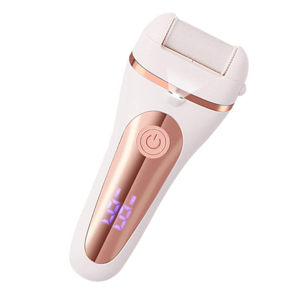 USB Rechargeable Electric Foot File Callus Remover with BuiltIn Vacuum for Easy Home Pedicure