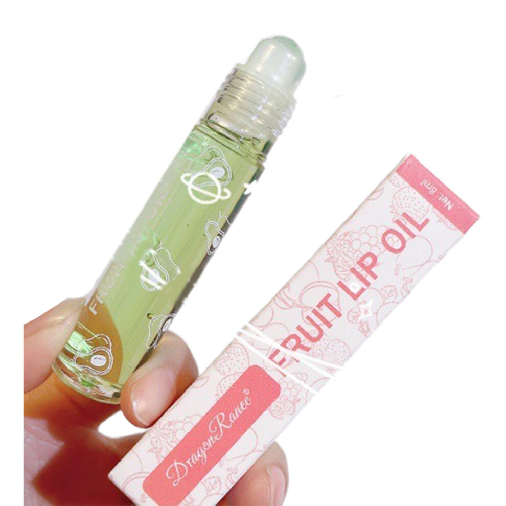Clear Hydrating Lip Oil With Avocado Flavor, Nonsticky Transparent Gloss For Deep Moisture