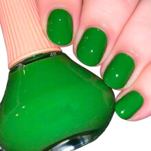 Green Gel Nail Polish 12ml Quick Dry Longlasting Glossy Formaldehyde Nail Lacquer