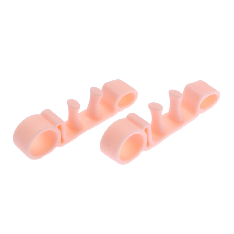 Medical Grade Gel Toe Separators Bunion Corrector with Toe Alignment Support for Women and Men