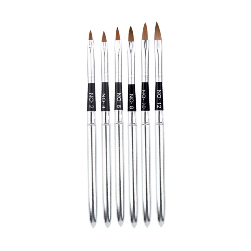 Acrylic Nail Brush Set with FrayResistant Synthetic Bristles for Precise Nail Sculpting and Art