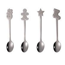 Lingurițe muzicale creative, lingurițe din oțel inoxidabil cu design tematic pentru deserturi, pentru amestecarea cocktailurilor și utilizarea la