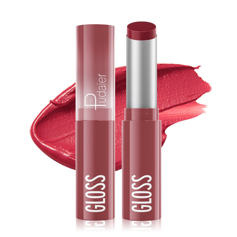 Hydrating Lip Gloss and Moisturizing Lipstick with Shea Butter for Women, Deep Hydration Shine