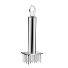Meat Tenderizer 304 Stainless Steel Skewer Needle 18 Pin BBQ Grill Tool with Ergonomic Grip