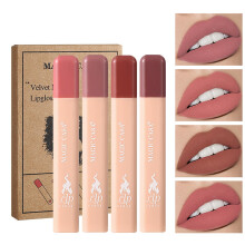 Matte Lipstick Set A with Vivid Color, NonSticky Velvet Finish and Long Lasting Wear
