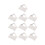 10 Pieces Sewing Templates Finger Ruler Set for Quilting, Patchwork, and Tailoring Aids 1