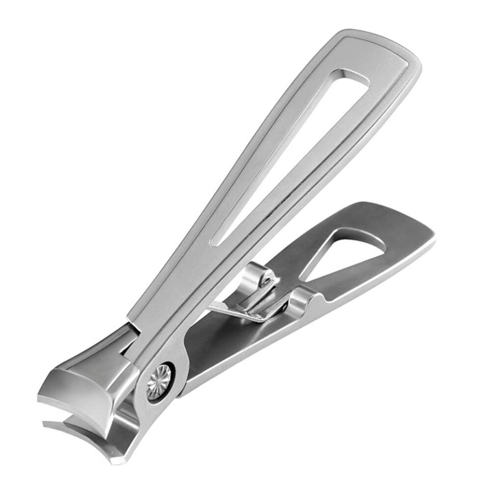 Nail Clippers Manicure Kit for Men with Wide Jaw Opening and Builtin File for Thick Toenails