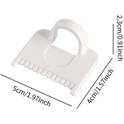 10 Pieces Sewing Templates Finger Ruler Set for Quilting, Patchwork, and Tailoring Aids 2