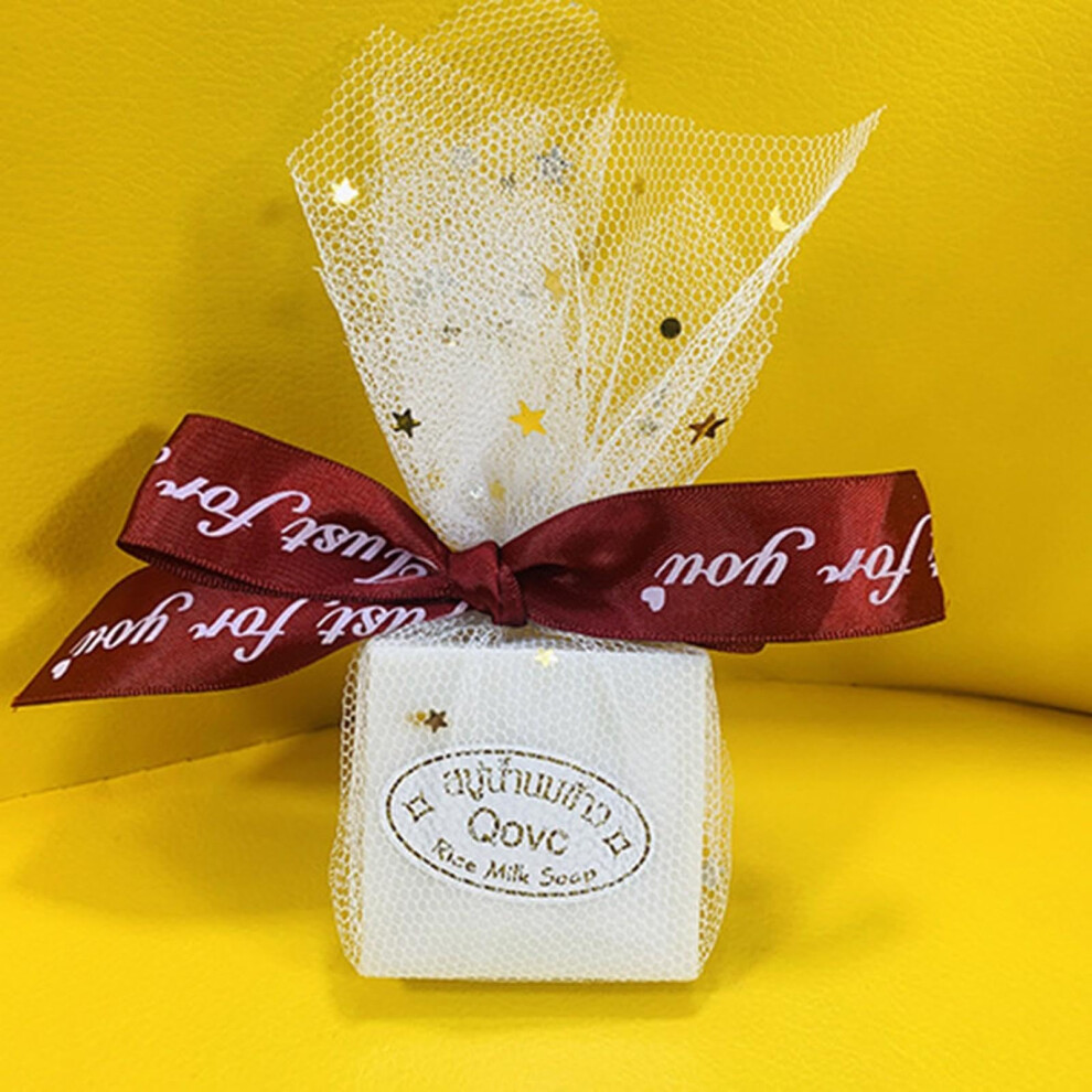 Rice Milk Soap Bar for Face and Body, Natural Whitening, Gentle Exfoliating, Moisturizing