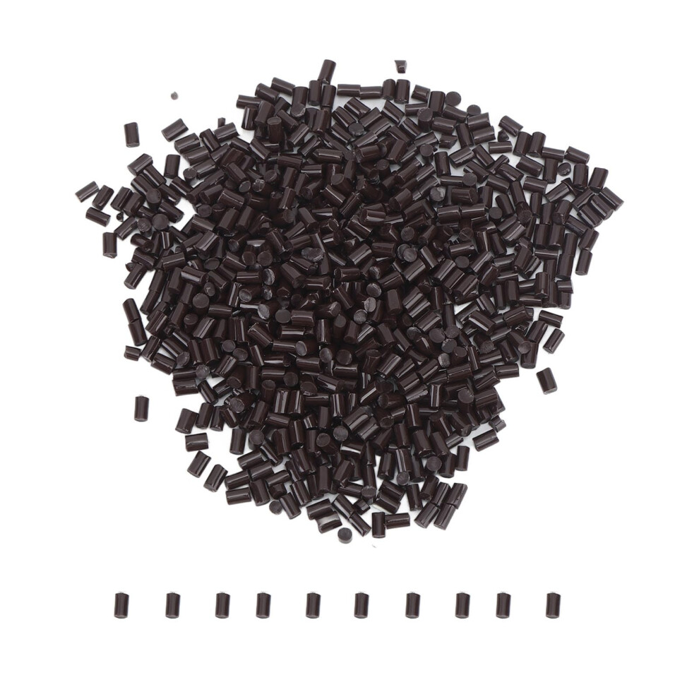 Unisex Brown Hair Extension Glue Beads Keratin Fusion Pellets Heatsafe Adhesive For Secure Bond 100G