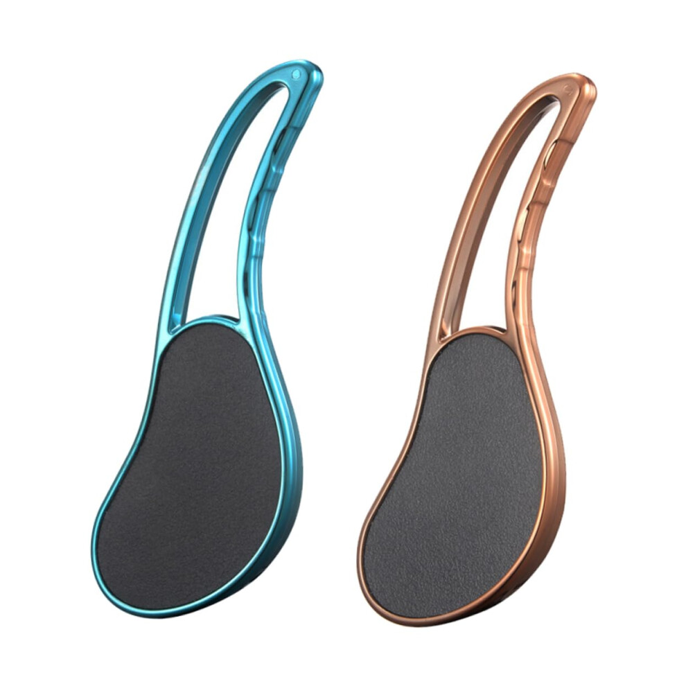 2pcs Foot File for Hard Skin Removal Pedicure Foot Scraper with Ergonomic AntiSlip Grip for Heel