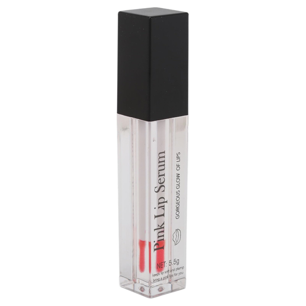 Pink Hydrating Lip Serum And Moisturizing Lip Oil With Deep Hydration And Glossy Finish