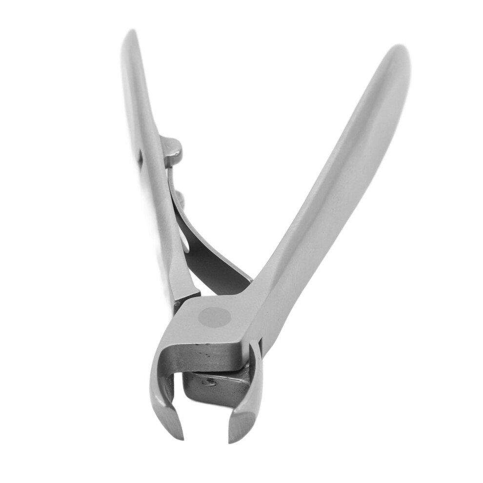 Large Slanted Stainless Steel Nail Clipper for Thick Hard Nails with Ergonomic Comfort Grip