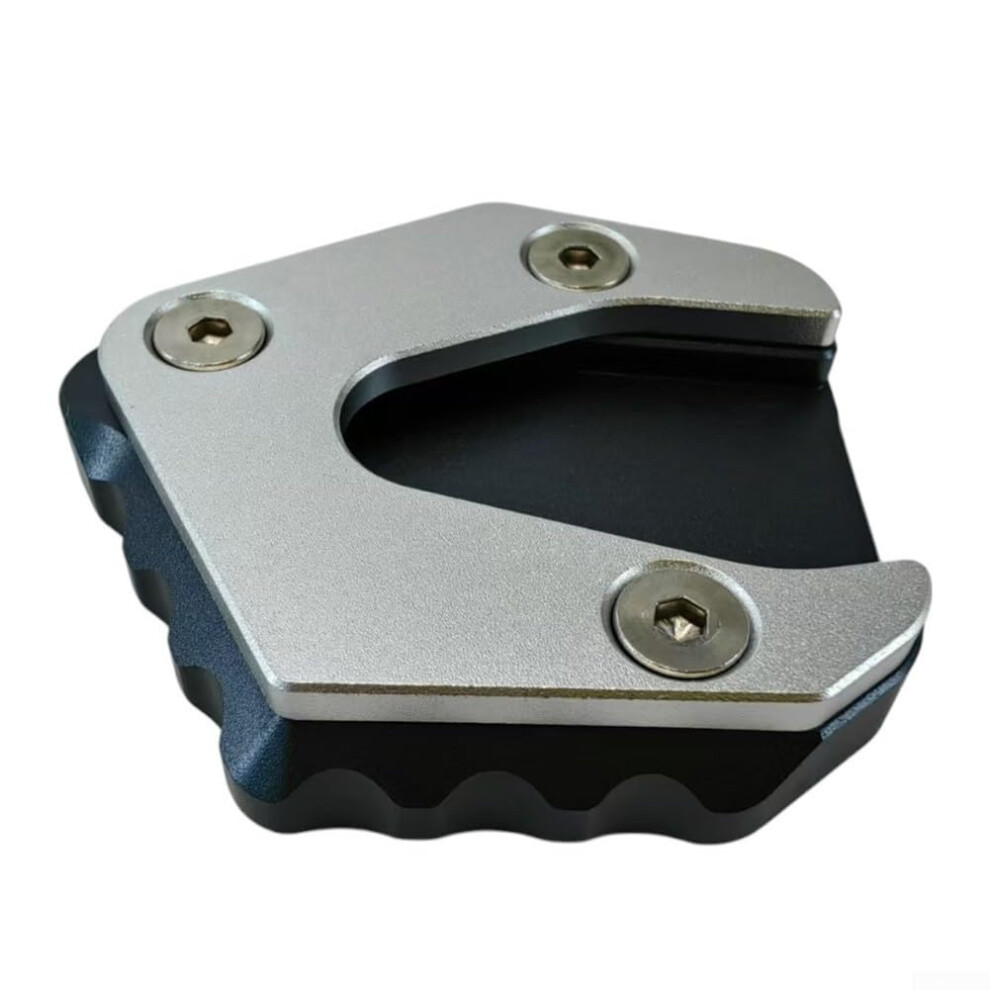 Motorcycle Kickstand Extension Pad Cnc Aluminum Side Stand Enlarger For 2023+ Black 9044945690279