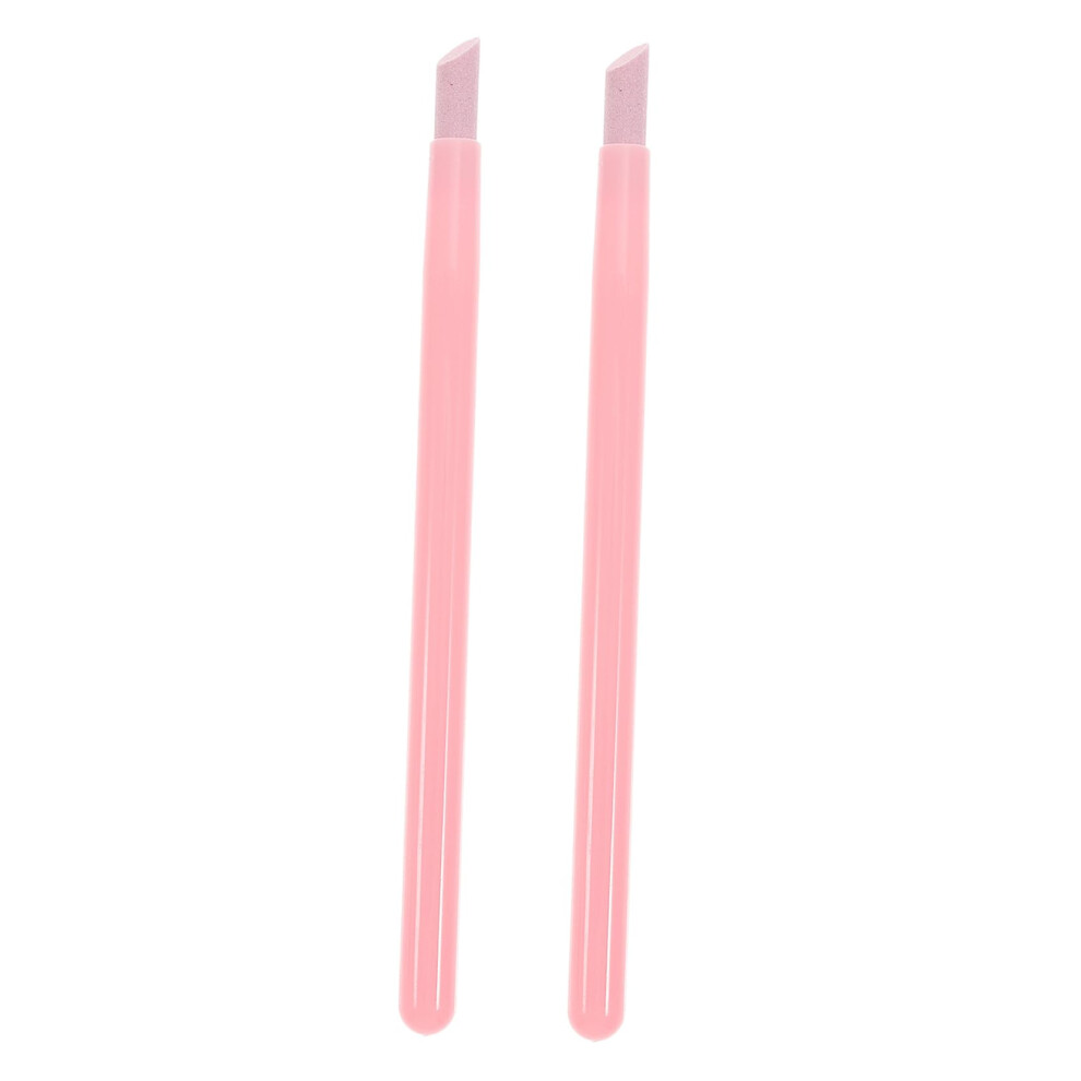 2pcs Professional Cuticle Pusher and Dead Skin Remover Nail Care Kit for Salon and Home