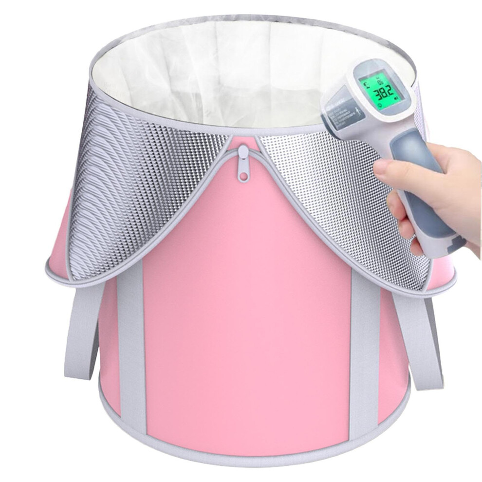 Collapsible Foot Bath with Lid, Leakproof Foldable Foot Soak Tub for Travel, Camping, Outdoor