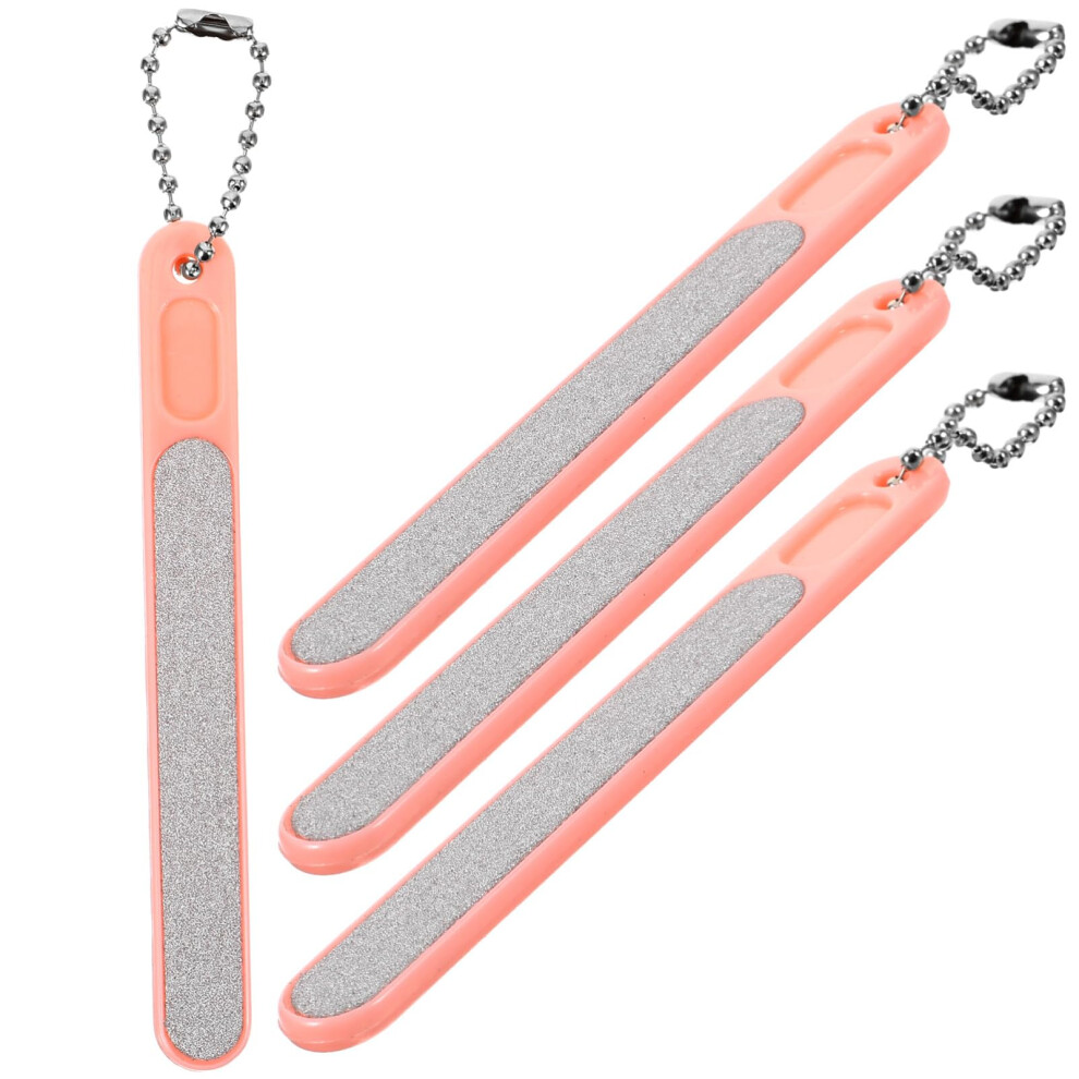 Manicure Nail File Set 4pcs Durable Ergonomic Grip for Precise Shaping and Travel
