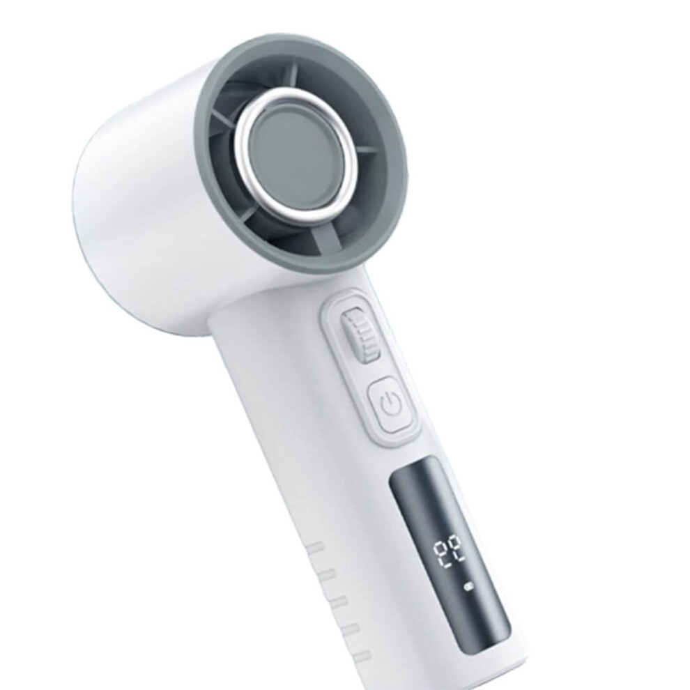 Portable Handheld Fan With Lcd Display, 100Speed Cooling Plate, Quiet Rechargeable Long Battery 9450606124029