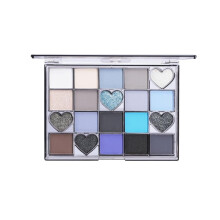 Eyeshadow Palette 20 Colors Matte and Glitter Waterproof Smoky Eye Makeup Tray 102