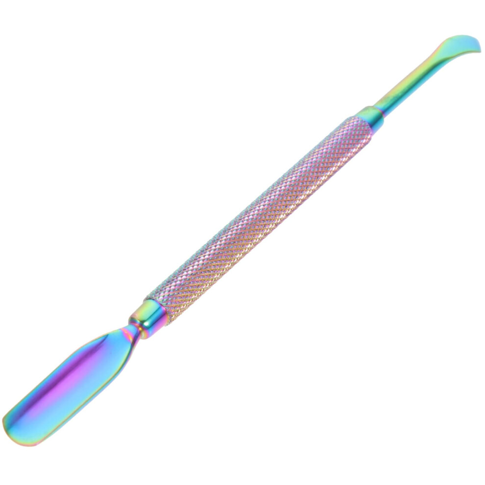 Professional Nail Cuticle Pusher and Cleaner Manicure Tool Set with Ergonomic Grip