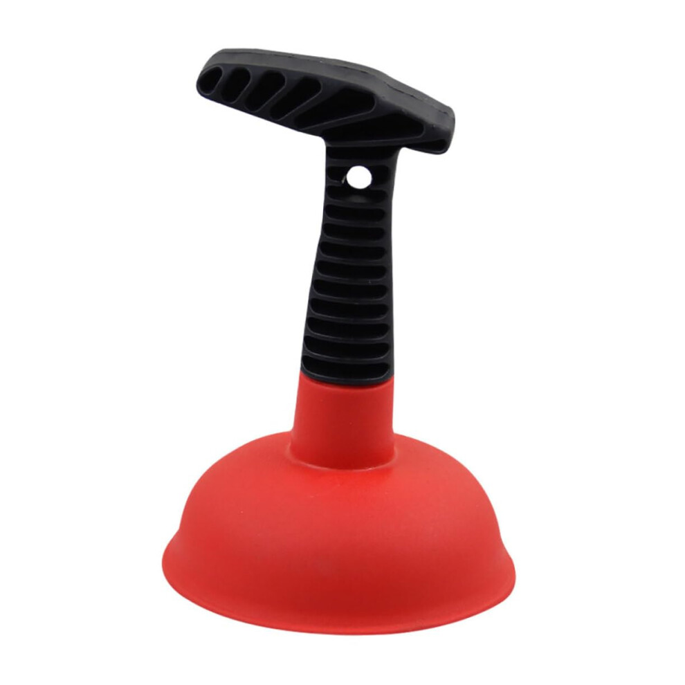 Sink Plunger With Ergonomic Grip For Kitchen And Bathroom Drain Unclogging Heavy Duty Red 9365369788336