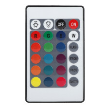 Telecomando universale per luci LED, RGB per luci a 16 colori variabili, luminosità regolabile, telecomando a 24 tasti per tutti i LED RGB.