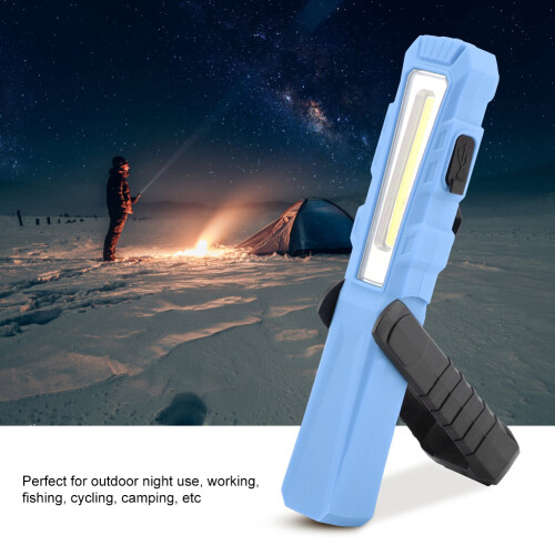 Super Bright Work Light With USB Rechargeable Two Light Options Reliable Long Lasting Robust ABS Material Splash Proof Shock Resistant Handy Warm 2
