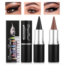 Gel Eyeliner Pencil Black and Brown Waterproof Long Wear 4in1 Eyeshadow Stick Smudge Proof