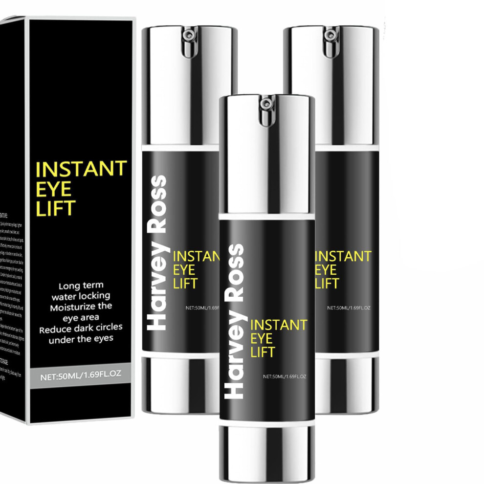 Instant Lift Eye Cream 3pcs for Dark Circles Puffiness Fine Lines Hydration