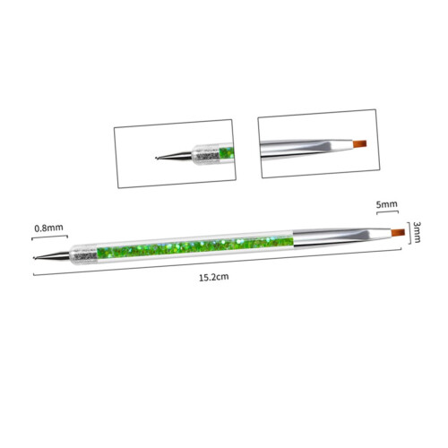 5pcs Double Headed Nail Art Brush Pen Set for Precise Detailing and Comfortable Control 1