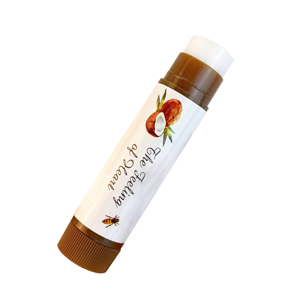 Fruit Flavored Moisturizing Lip Balm for Dry Lips with Deep Hydration and Subtle Colorless Tint