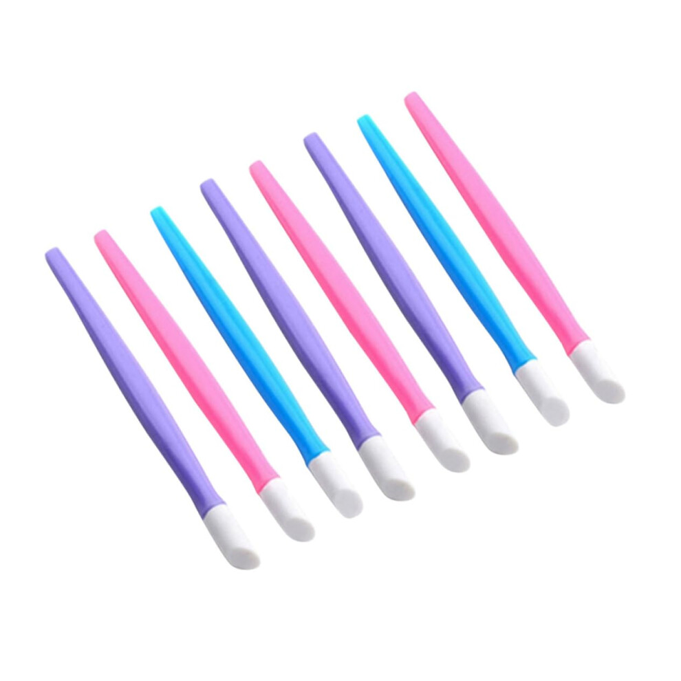 Nail Art Tools Set 50pcs Silicone Head Embossing Pen for Nails with Cuticle Pusher and Sample Sticks