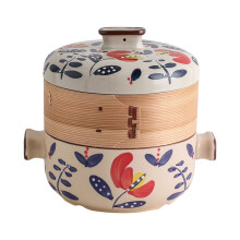 Ceramic Casserole Dish 2.5L Japanese Clay Pot with Lid, HeatResistant Cooking for Stew and Soup