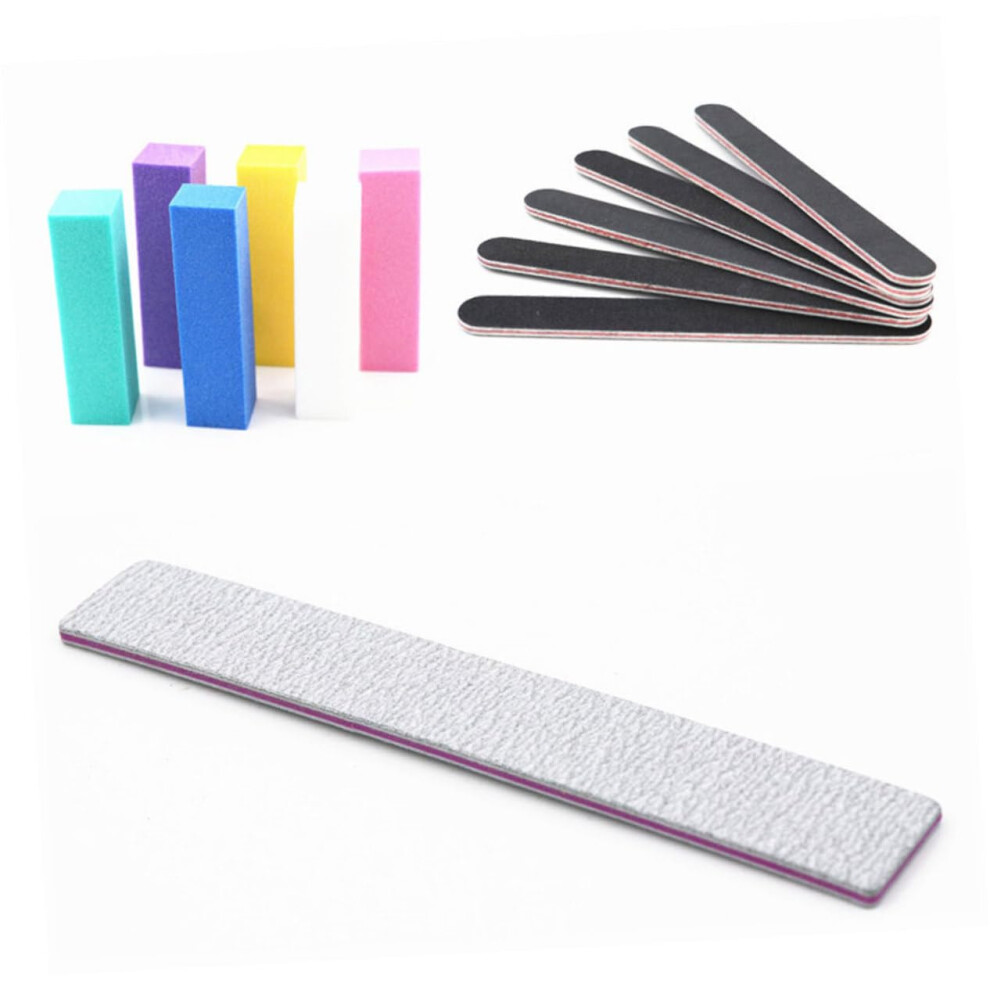 13pcs Professional Nail File Set with Buffer and Polisher for Acrylic and Natural Nails