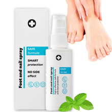 Natural Foot Care Spray 50ml with Quick Drying Formula for Odor Control and Nail