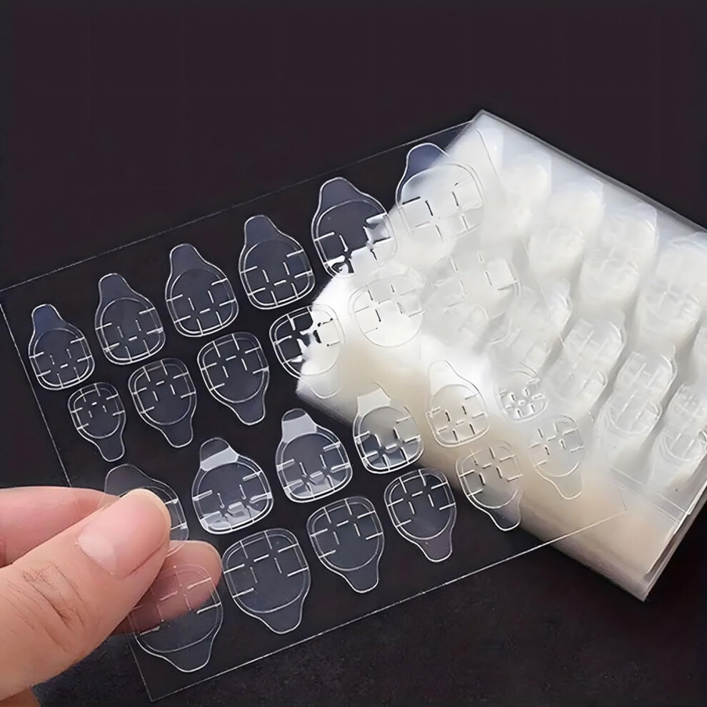 2400pcs Nail Adhesive Tabs for Press On and Acrylic Nails, Waterproof LongLasting Jelly Glue Tabs