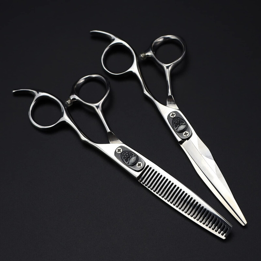 Professional Hair Cutting Scissors 6 Inch Japanese Steel Ultra Sharp Ergonomic Barber Shears Ref: 2662