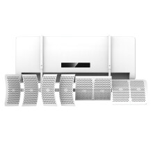 Air Conditioner Deflector 8Blade 270 Adjustable Airflow Tool Universal AC Wind Shield