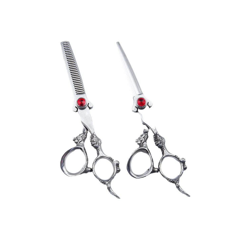 Professional Hair Cutting Scissors, 6 Inch Japanese Stainless Steel Barber Shears with RazorSharp Blades