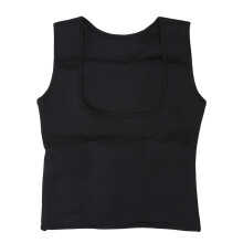 Waisttrainer voor dames en heren, ademend en rekbaar trainingsvest, lichtgewicht body shaper met saunatechnologie, sneldrogende afslankende tanktop