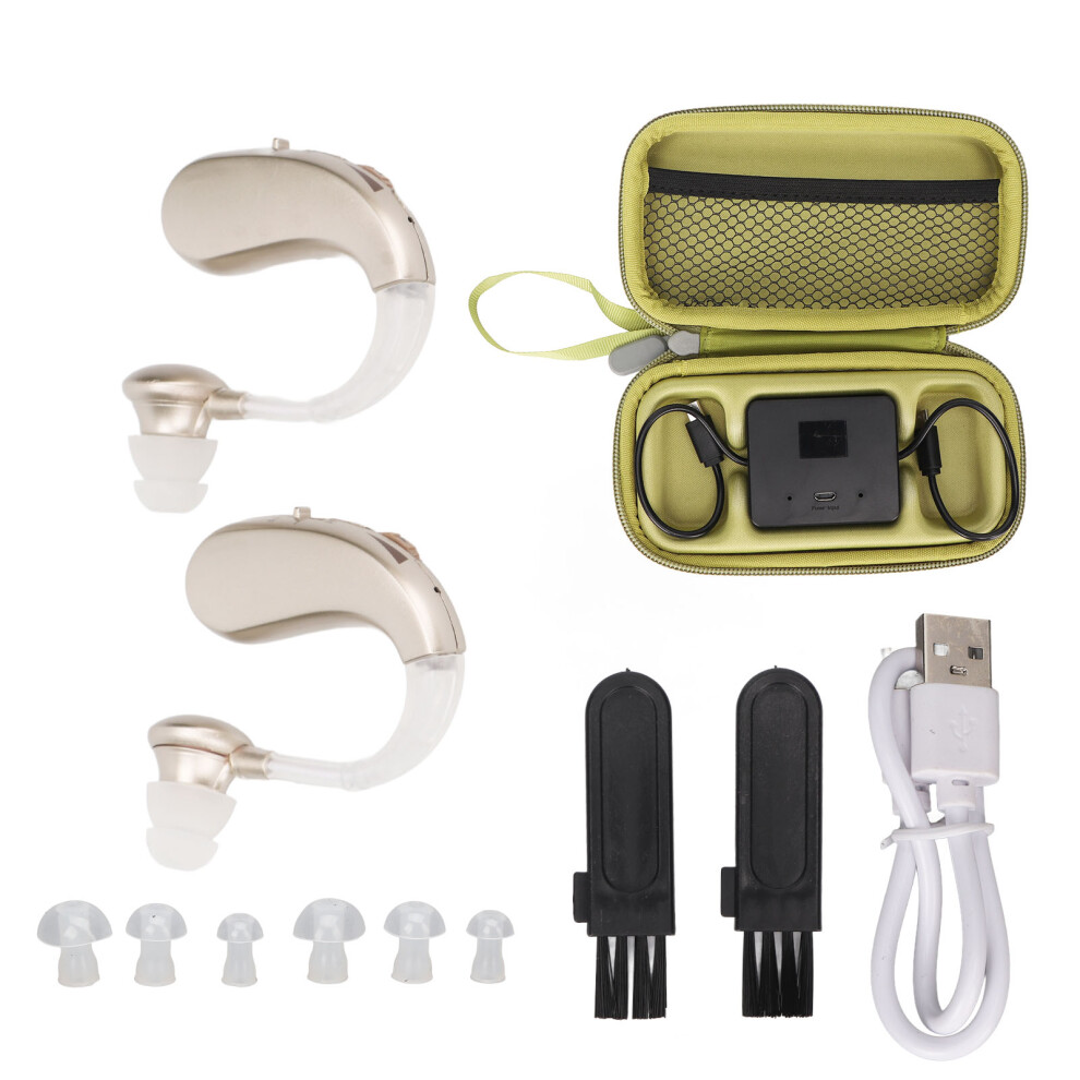 Rechargeable Hearing Aids for Seniors, Comfort Design Hearing Aid with Excellent Chip for Sound Quality, Clear Sound Noise Cancelling Hearing Aids,