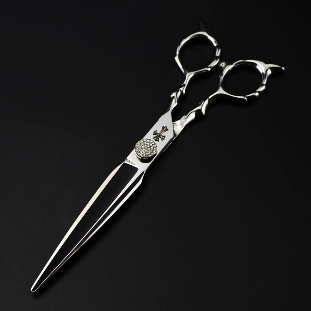 Professional Hair Cutting Scissors 6.8 Inch 440C Stainless Steel Barber Shears for Salon and Home