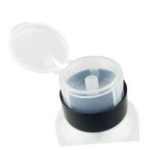 Nail Polish Remover Pump Bottle with Lockable Design for Controlled Dispensing and Travel Use