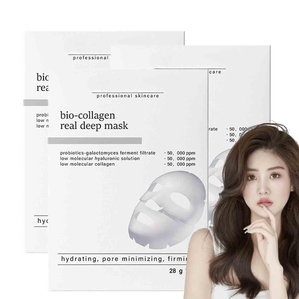 Korean Collagen Face Mask Deep Hydration AntiWrinkle Overnight for All Skin Types