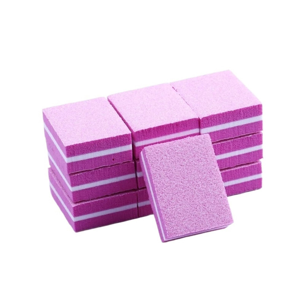 DoubleSided Nail Buffer Blocks Colorful Sponge Mini Nail File for Manicure Sanding and Polishing