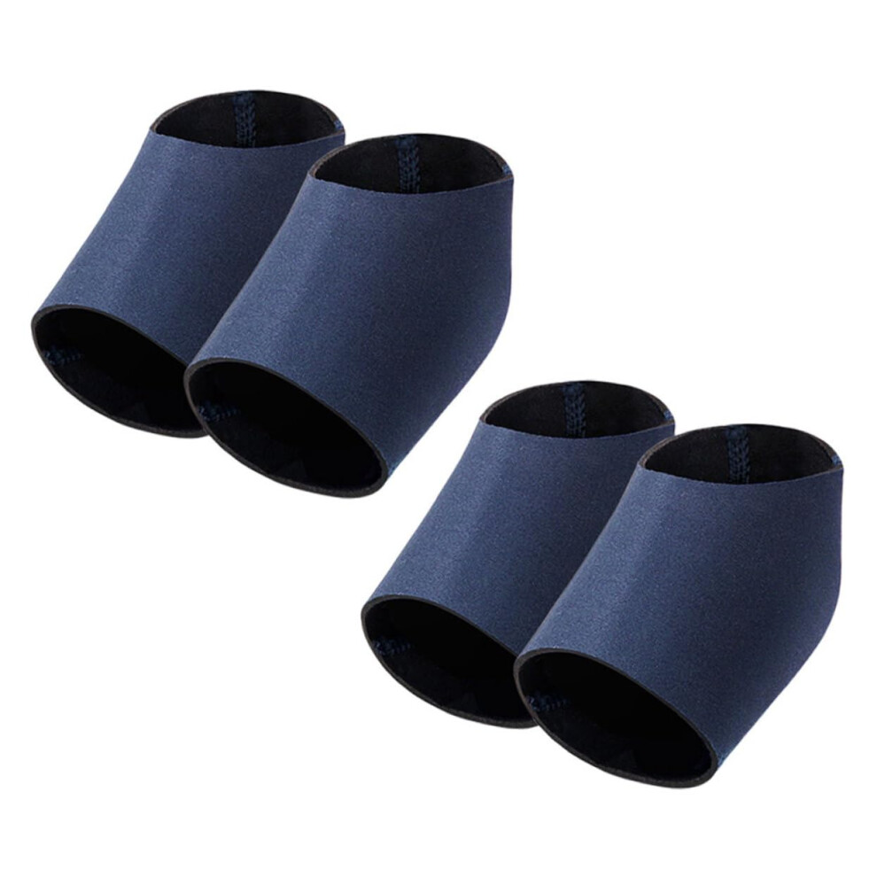 Moisturizing Heel Socks for Dry Cracked Feet with Deep Hydration Toeless Compression Sleeves