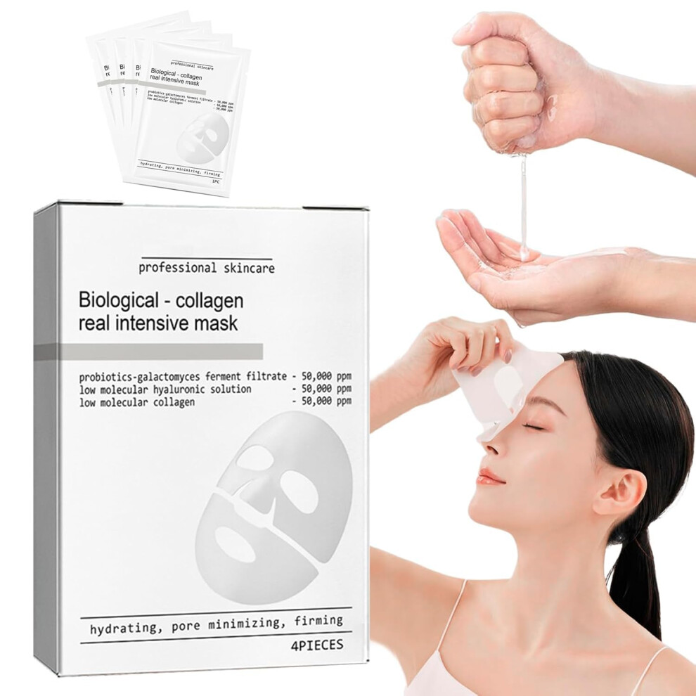 Hydrating Face Mask with Deep Hydration and Nourishing Essence, Overnight Moisturizing Sheet Mask for All Skin