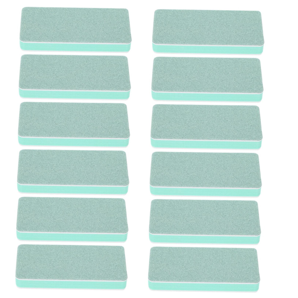 Light Nail Buffer Block For Natural And Acrylic Nails, 12Pcs Manicure Polishing Strips, Restore Shine